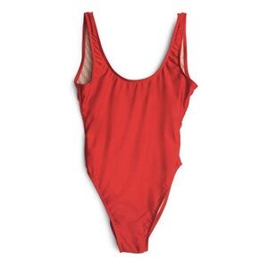 Private Party Red Blank Swimsuit